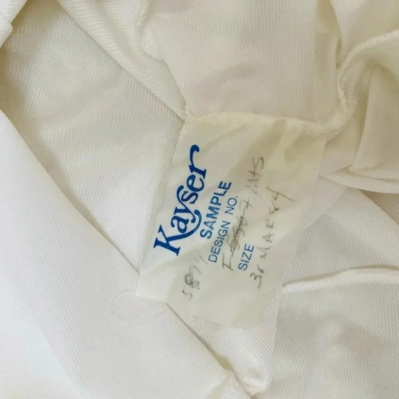 Vintage - Cream Ivory Lace Trimmed Camisole Tank Top - Picture 4 of 4